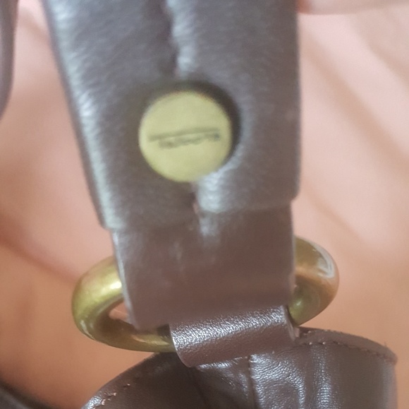 TALBOTS woven w/leather trim, straps & bottom - Picture 8 of 8